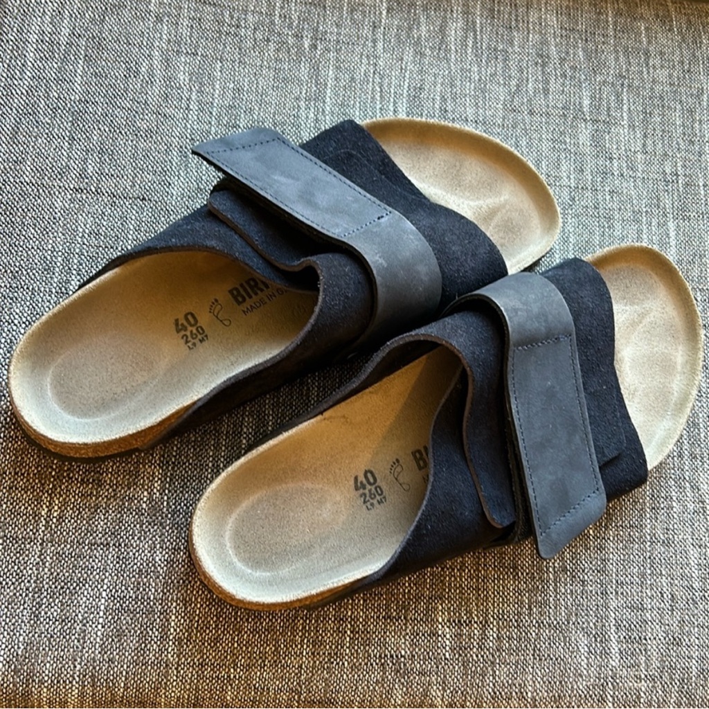 Reposhing! Birkenstock Black And Gray Sandals